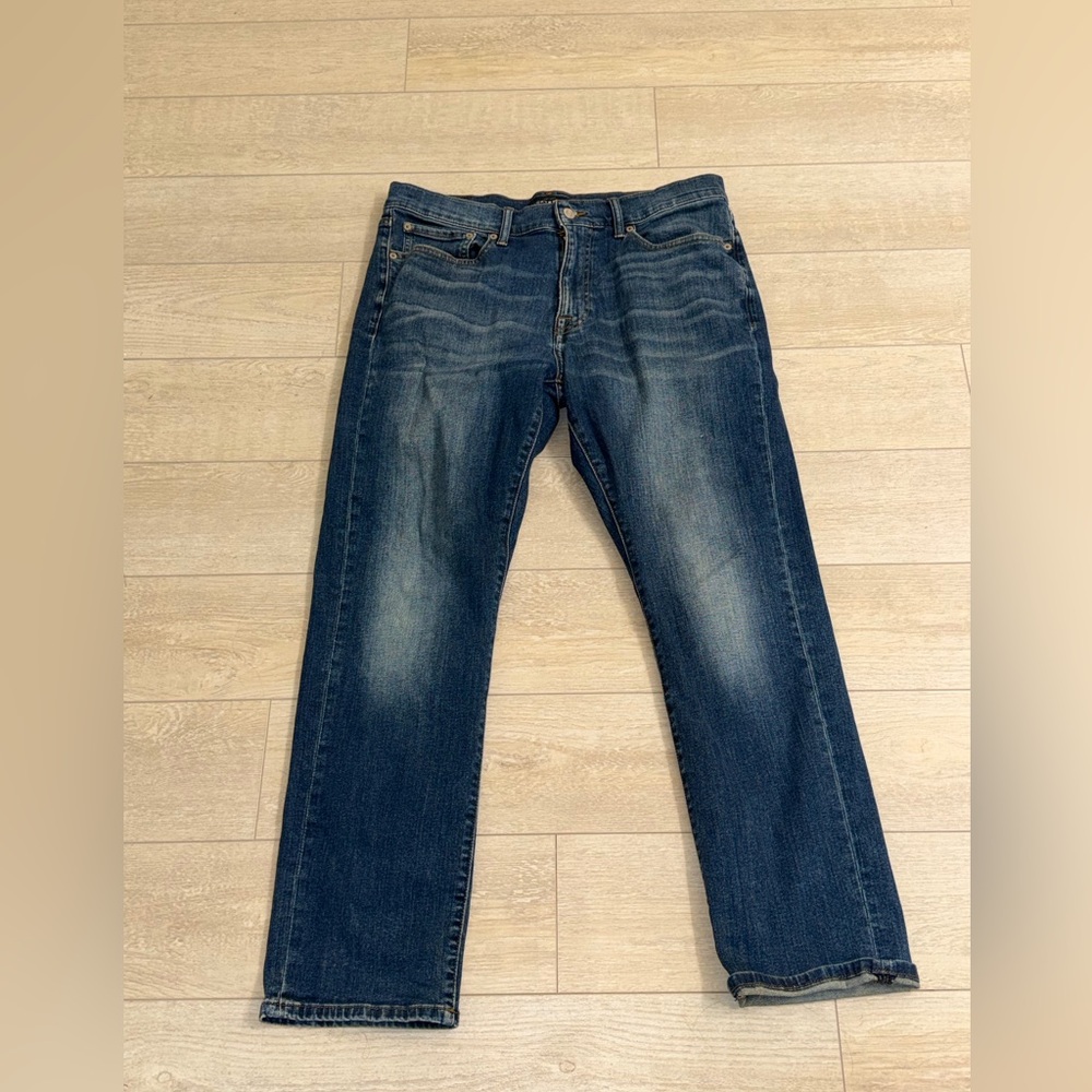 Lucky Brand Men's Straight Jeans in Dark Blue Denim